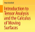 Tensor Calculus and the Calculus of Moving Surfaces