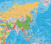 Political Map of Asia (2009)