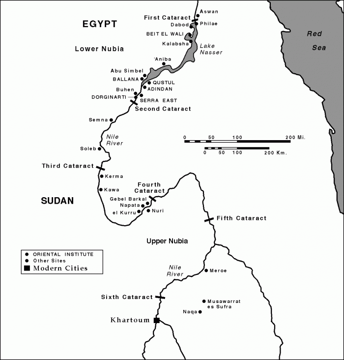 
	Sudan Archaeological Sites Map