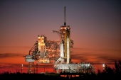 Sunset at NASA STS-129 Space Shuttle Atlantis