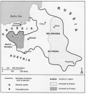 Poland's borders in 1793
