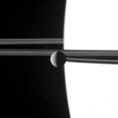 Saturn Moon Seen in the Raw