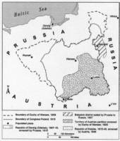 Poland's borders (1809-1815)