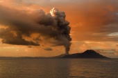 Tavurvur, active stratovolcano, Papua New Guinea