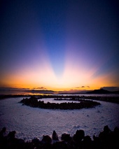 Astronomy Picture of the Day: Sunset at the Spiral Jetty