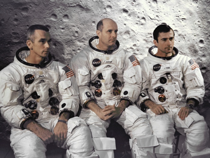 
	Left to right: Cernan, Stafford, Young