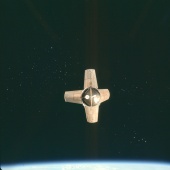 Apollo 7 S-IVB stage in Earth orbit