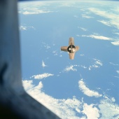 Apollo 7 S-IVB stage in Earth orbit