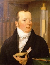 A younger Hans Christian Oersted, painted in the 19th century