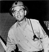 John Bahcall in the Homestake gold mine in South Dakota (1964)