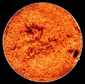 Surface of the sun appeared to confirm Bahcall's findings