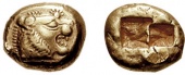 A 640 BC electrum coin from Lydia
