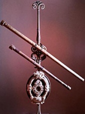 A pair of refracting telescopes owned by Galileo