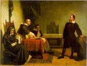 Galileo facing the Roman Inquisition
