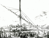 Hevelius's 140 foot telescope