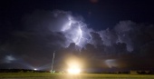 Lightning Over Launch Pad 39A