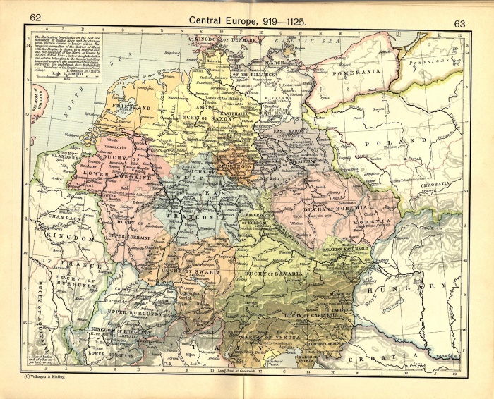 
	Central Europe, 919-1125, from The Historical Atlas by William R. Shepherd, 1911
	
	Source: University of Texas at Austin, Perry-Castaneda Library, Map Collection
	http://www.lib.utexas.edu/maps/