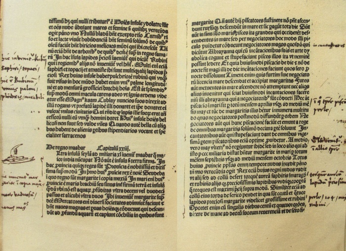 
	Colombus Notes on Marco Polo's 