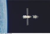 6. STS-96 crew member recorded this image of the ISS