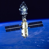 7. ISS photo by STS-96 crew member during fly-around