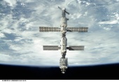 12. ISS following its undocking with the Space Shuttle Atlantis