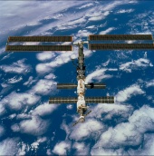 21. ISS following undocking at 1:13 p.m. (CST), December 9, 2000