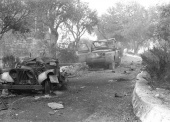 Six Day War: Destroyed jeeps in Jerusalem