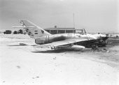 Six Day War: Destroyed Egyptian plane