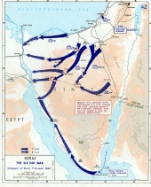 Six Day War: Conquest of Sinai. June 7-June 8 1967