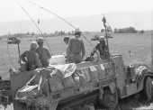 Six Day War:  IDF forces in the Syrian front