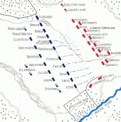 The Battle of Culloden 1745: Map of the Battle