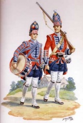 The Battle of Culloden 1745: A Grenadier and Drummer of Barrell's King's Own Regiment