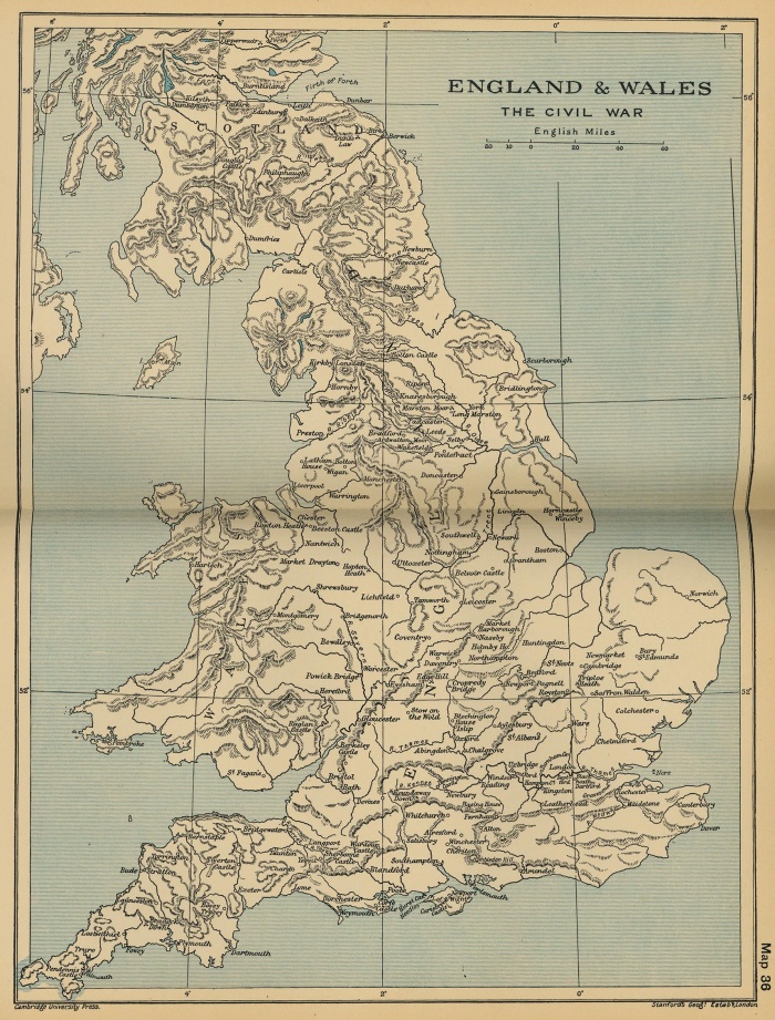 The English Civil War (1641-1651)“England did not participate in the Thirty Years’ War because the early Stuart monarchs, James I (reigned 1603–25) and Charles I (reigned 1625–49), were caught in a political dilemma from which they could not escape. Like Denmark and Sweden, England was a “domain” state: the regular revenues of the crown came not from taxes, which could be levied only by Parliament, but from the royal domain. This was not necessarily a disadvantage. The Danish monarch held more than 40 percent of the arable land in Denmark and derived vast revenues from the Sound Tolls levied on every ship passing from the North Sea into the Baltic. The Swedish royal estate derived great wealth from export duties on copper and iron, the country’s major exports. Both countries were therefore able to exert a political and military influence wholly disproportionate to their size.“England had no comparable sources of revenue. The failure of Henry VIII to retain monastic lands taken at the time of the Reformation left the crown without sufficient property to “live of its own.” Even import and export duties, though technically part of the domain, had to be authorized by Parliament. The resulting poverty, already evident under Elizabeth, restricted the crown’s ability to reward its supporters. Worse, it forced her Stuart successors to seek wealth in ways that profoundly offended their subjects. Knights’ fines, ship money, quo warranto proceedings, and the abuse of wardships struck directly at property rights and aroused a firestorm of opposition. Much of this opposition was at first centered in the legal profession where such jurists as Sir Edward Coke (1552–1634) revived the common law as a protection against royal prerogatives, but in the end Parliament proved to be the crown’s most formidable adversary. Between 1540 and 1640 the wealth and numbers of the landholding gentry, the professions, and the merchant community had increased enormously. These elements of the English elite dominated the House of Commons, which took the lead in opposing royal policies. The Stuarts feared their disaffection and would have preferred to rule without calling Parliament. Except for relatively short periods, this was impossible. Even the smallest of crises forced the crown to seek relief through parliamentary taxation. The growing resentment in Parliament might have been better managed had it not been for the personalities of the Stuart kings. Neither James nor Charles was capable of inspiring great loyalty. James was awkward, personally dirty, and a homosexual at a time when homosexuality was universally condemned. His son was arrogant and generally distrusted, while the court as a whole was thought to be morally and financially corrupt. Though James, who annoyed his subjects with treatises on everything from the evils of tobacco to witchcraft, wrote eloquently in support of the divine right of kings, the legitimacy of his family’s rule was continually undermined by his own behavior and by the devious policies of his son. The religious question was more serious. Elizabeth, not wishing “to make windows into men’s souls,” had established a church that was Protestant but relatively tolerant. Some of her subjects had retained a fondness for the ideas and liturgical practices of the old church, while others, known as Puritans, followed Calvin with varying degrees of rigor. James was a Calvinist who commissioned the King James Bible in 1611 and established Protestant colonists in northern Ireland in the same year. He quarreled with the Puritans over church governance and other matters, but he managed to avoid an open breach as they grew more powerful over the course of his reign. Charles, however, supported the anti-Puritan reforms of Archbishop William Laud (1573–1645). Though Laud was no Catholic, Queen Henriette Marie (1609–1669) heard Mass regularly. She was the sister of Louis XIII and a strong personality who exerted great influence over her husband. The Puritans suspected that Charles meant to restore Catholicism. Faith, as well as liberty and property, was thought to be at risk.Twenty years of increasingly bitter conflict between Parliament and the crown led to civil war in 1642. The Scots rebelled in 1638 when Charles tried to introduce the English Book of Common Prayer at Edinburgh. To pay for the Scottish war, he summoned what is called the Long Parliament because it met from 1640 to 1660. In response to his call for money, the Commons impeached Archbishop Laud and Charles’s chief minister, Thomas Wentworth, earl of Strafford. They then abolished the prerogative courts of Star Chamber and High Commission. When Charles failed to impeach the parliamentary leaders he fled from London, and Parliament decided to raise an army in its own defense. After three years of hard fighting, the royalists were defeated at Naseby (June 14, 1645), but serious divisions had appeared in the parliamentary ranks. The army was now dominated by Independents, who favored a congregational form of church government, while the Parliament they served was controlled by Presbyterians. The Independents refused to disband without guaranteed freedom of conscience and the removal of certain Presbyterians from Parliament. The Scots, fearing a threat to their own Presbyterian church order, were alarmed. Charles sought to capitalize on these strains by abolishing the Scottish episcopate in return for Presbyterian support, but the Scots and their English allies were defeated by the army at Preston (August 17–20, 1548). The victors now felt that compromise was impossible. In December the army captured Charles and purged the Commons of its Presbyterian members. A court appointed by the Rump, as the remnant of Parliament was now called, sentenced the king to death. He was beheaded at Whitehall on January 30, 1649.For all practical purposes, England was governed by the army. A republican constitution had been established, but real power lay in the hands of Oliver Cromwell (1599–1658), the most successful of the parliamentary generals. In 1653 he was named lord protector of the Commonwealth of England, Scotland, and Ireland. A radical Protestant, Cromwell attempted to reform English society along Puritan lines while following a vigorous policy abroad. After subduing the Scots, he fought a naval war with the Dutch (1552–54) and started another with Spain in 1656. The Irish Catholics, who had massacred thousands of Protestants in 1641, were ruthlessly suppressed. Cromwell had refused to accept the crown when it was offered to him in 1657, but when he died in the following year he left the Protectorate to his son Richard. Richard’s rule was brief and troubled. He was forced to resign after only nine months, and a Convention Parliament restored Charles II (1630–85), son of Charles I, on May 8, 1660. The English had tired of Puritanism and military rule.