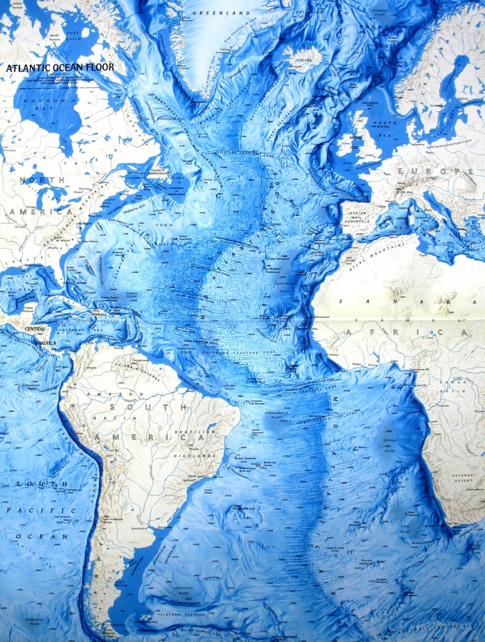 
	Atlantic Ocean map
	

	Source: National Geographic