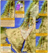 Map: Palestine in Biblical Times