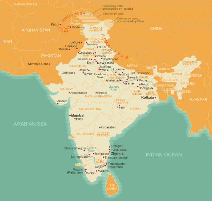 
	Map of Places visited in the documentary 