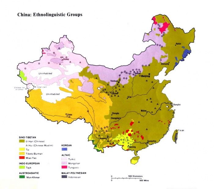 
	Communist China Ethnolinguistic Groups (1983)

	Source: http://www.lib.utexas.edu/maps/middle_east_and_asia/china_ethnolinguistic_83.jpg
	
