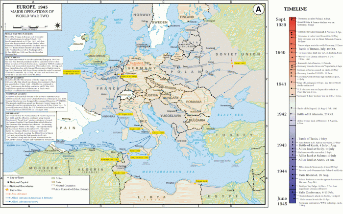 
	Europe 1945
	

	Major Operations of World War Two
	 

	Source: U.S. Military Academy