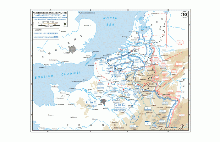 
	Campaign In The West, Dispostion and Oposing Forces, 1940
	

	Source: U.S. Military Academy