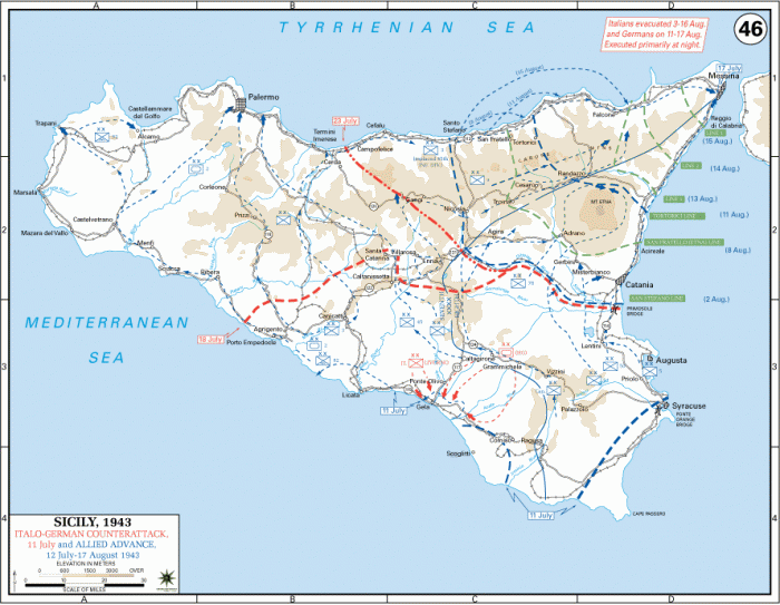 
	Campaign In Sicily, 11 July, 1943
	

	Source: U.S. Military Academy