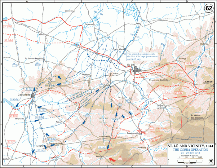 
	OPERATION COBRA, 25-29 July 1944
	

	Source: U.S. Military Academy