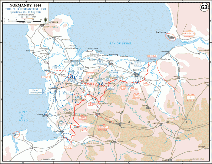 
	St. Lo, The Breakthrough, 25-31 July 1944
	

	Source: U.S. Military Academy
