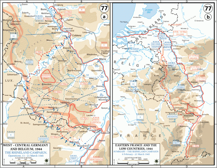 
	The Rhineland Campaign, Operations 11-21 March 1945 & Summary
	

	Source: U.S. Military Academy