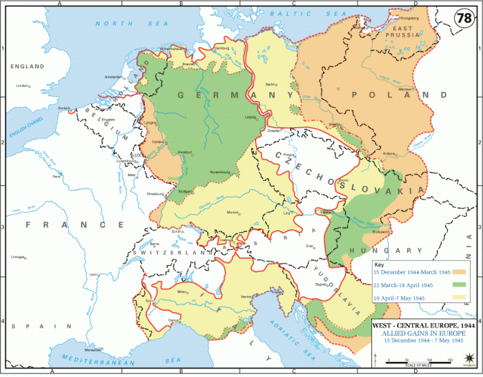 
	Allied Gains In Europe, December 1944-May 1945
	

	Source: U.S. Military Academy