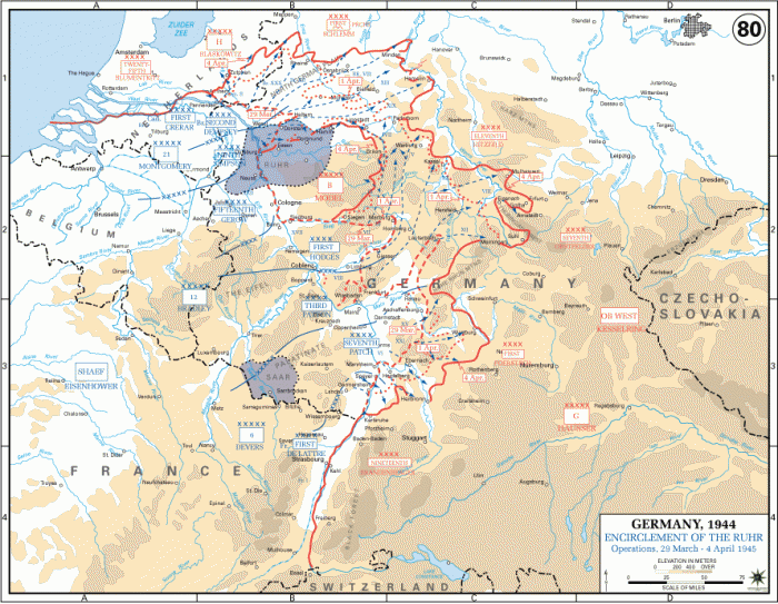 
	Encirclement Of The Ruhr, 29 March-4 April 1945
	

	Source: U.S. Military Academy