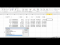 Excel: Multiple Regression