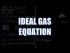 Ideal Gas Equation