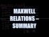 Maxwell Relations: Summary