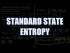 Standard Entropy Correction