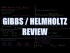 Gibbs / Helmholtz Energy Review